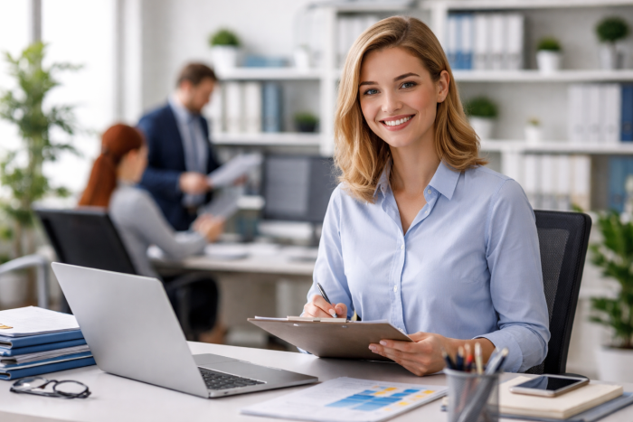 Métier Assistante de bureau